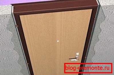 Монтажа на рамка на вратата