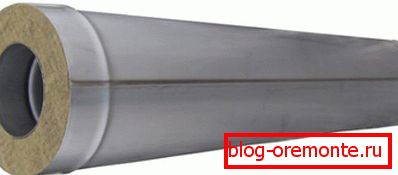 Двојна цевка со топлинска изолација
