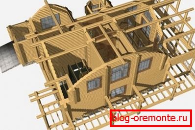Архитектонска визуелизација на куќата на вратите. Архитектонска визуелизација на куќата на вратите.