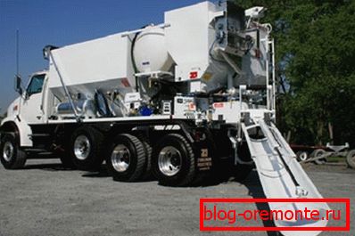 Betonosmesitelny мобилни инсталација на автомобилот Betonosmesitelny мобилни инсталација на автомобилот