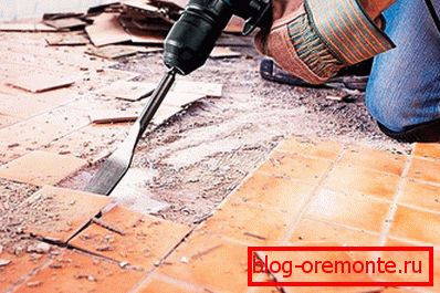 Демонтажа на стари плочки