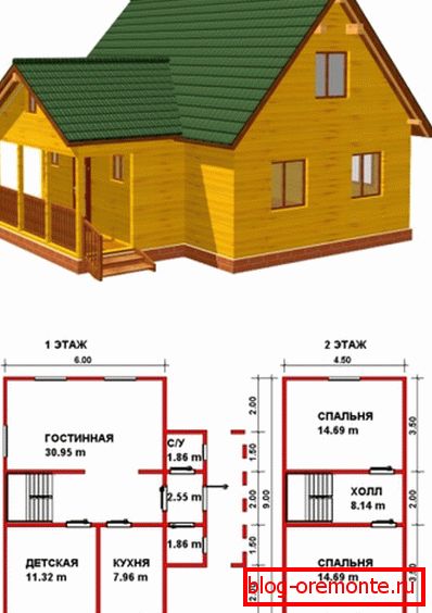 Куќа на дрва со планови за подот Куќа на дрва со планови за подот