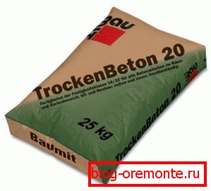 Пакуван сува бетон Пакуван сува бетон