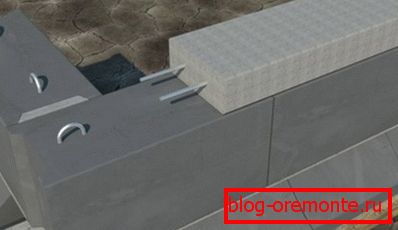 Во последната фаза на работа - истурање армирано grillage Во последната фаза на работа - истурање армирано grillage