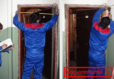 Мерење на вратите како да се измери влезната врата