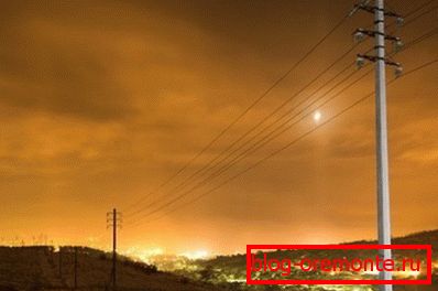 Напојување со бетонски столбови Напојување со бетонски столбови