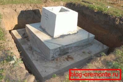 На фотографијата - основата за инсталација