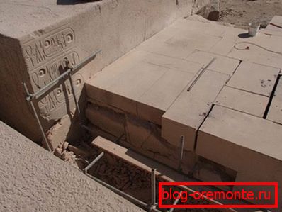 Во фото - геополимерните блокови во старите египетски градби Во фото - геополимерните блокови во старите египетски градби