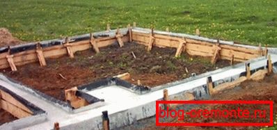На фотографијата - готовиот темел На фотографијата - готовиот темел