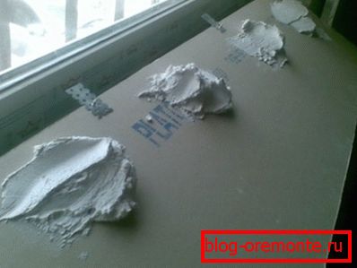 Ставање лепак на drywall Ставање лепак на drywall