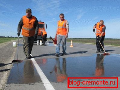 Примена на зацврстувачка емулзија Примена на зацврстувачка емулзија