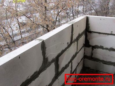 Нов парапет на пена блокови