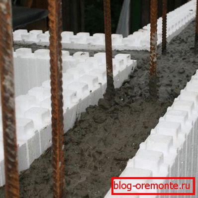 Употребата на пена во комбинација со бетон Употребата на пена во комбинација со бетон