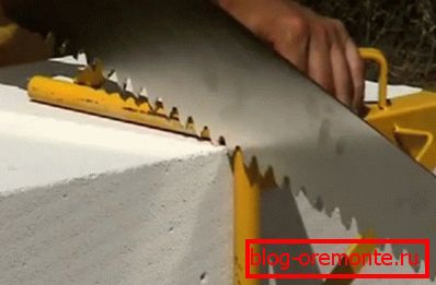 Сечење пена со свои раце Сечење пена со свои раце