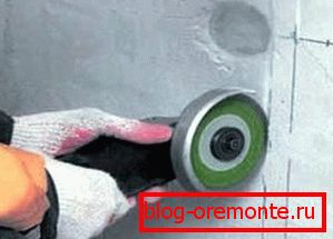 Сечење армирано-бетонски дијамантски кругови извршени од страна на 