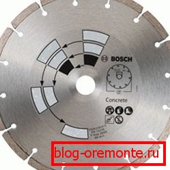 Сегментите сечат добро со бетон, но прават лошо во арматурата. Сегментите сечат добро со бетон, но прават лошо во арматурата.