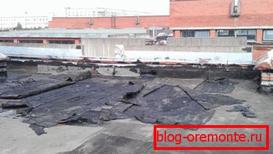 Отстранување на рубероид