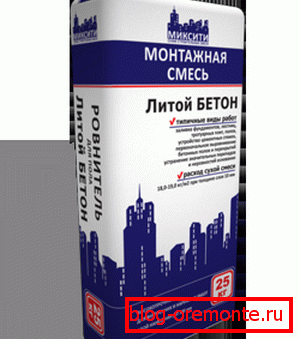 Сува смеса за подготовка на бетонски бетон Сува смеса за подготовка на бетонски бетон