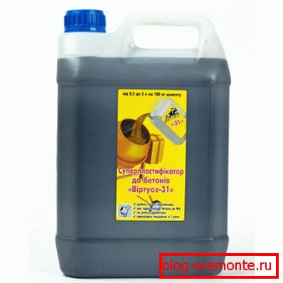 Суперпластификатор украинского производства Виртуоз-31. Суперпластификатор украинского производства Виртуоз-31.