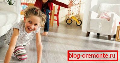 Каде децата живеат, подобро е да се избере лесен слој.