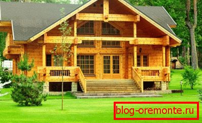 Појавата на куќи од дрвени греди Појавата на куќи од дрвени греди