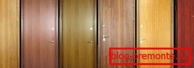 Примери за обликување на вратата од иверица Примери за обликување на вратата од иверица