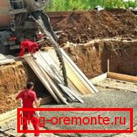 Истурање на бетон со миксер Истурање на бетон со миксер
