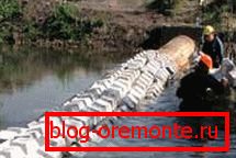 Заштитата на гасоводот кој се наоѓа во водата ќе помогне да се избегне оштетување кога реките се поплавени или ќе ги заштити од движење на предмети Заштитата на гасоводот кој се наоѓа во водата ќе помогне да се избегне оштетување кога реките се поплавени или ќе ги заштити од движење на предмети